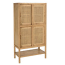Amy - Dresser And Display Cabinet - Light Wood