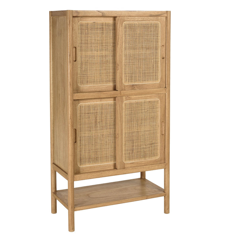 Amy - Dresser And Display Cabinet - Light Wood