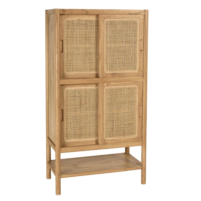 Amy - Dresser And Display Cabinet - Light Wood
