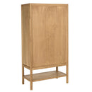 Amy - Dresser And Display Cabinet - Light Wood