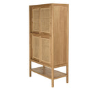 Amy - Dresser And Display Cabinet - Light Wood