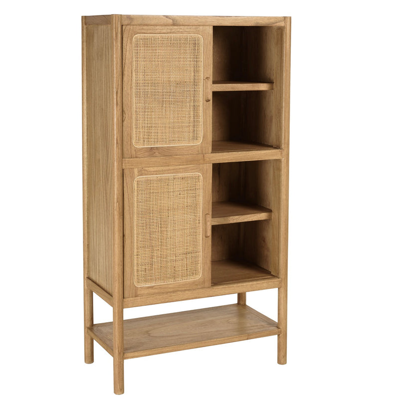 Amy - Dresser And Display Cabinet - Light Wood
