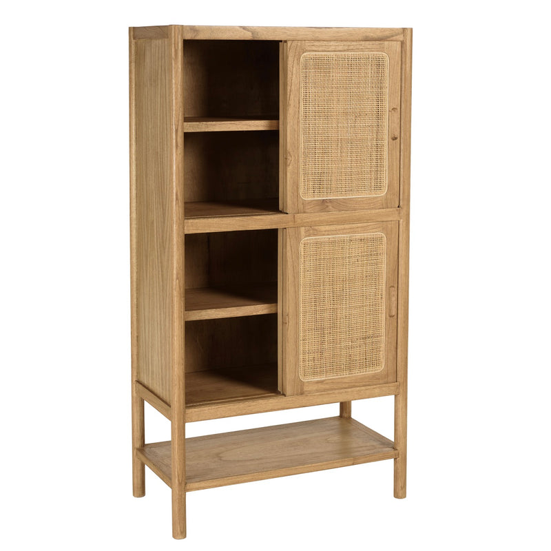 Amy - Dresser And Display Cabinet - Light Wood