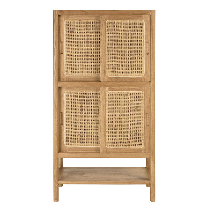 Amy - Dresser And Display Cabinet - Light Wood