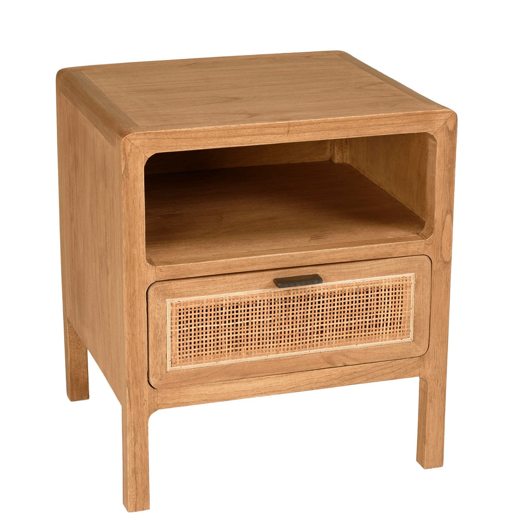 Amy - Bedside Table - Light Wood
