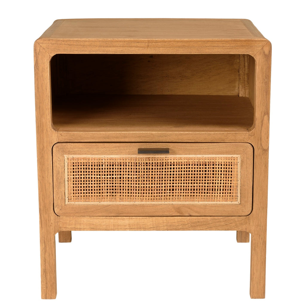 Amy - Bedside Table - Light Wood
