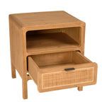Amy - Bedside Table - Light Wood