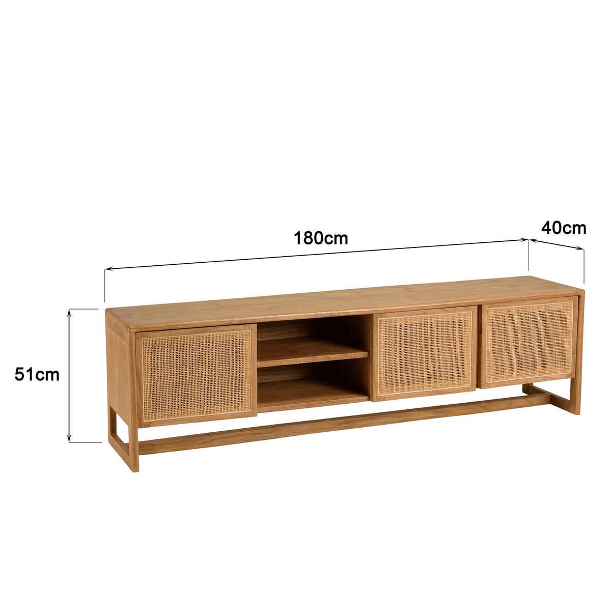 Amy - TV Unit - Light Wood