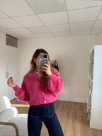 Bianca Candy Pink Wool Knit