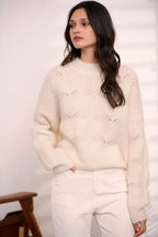 Pull Millepertuis - Blanc