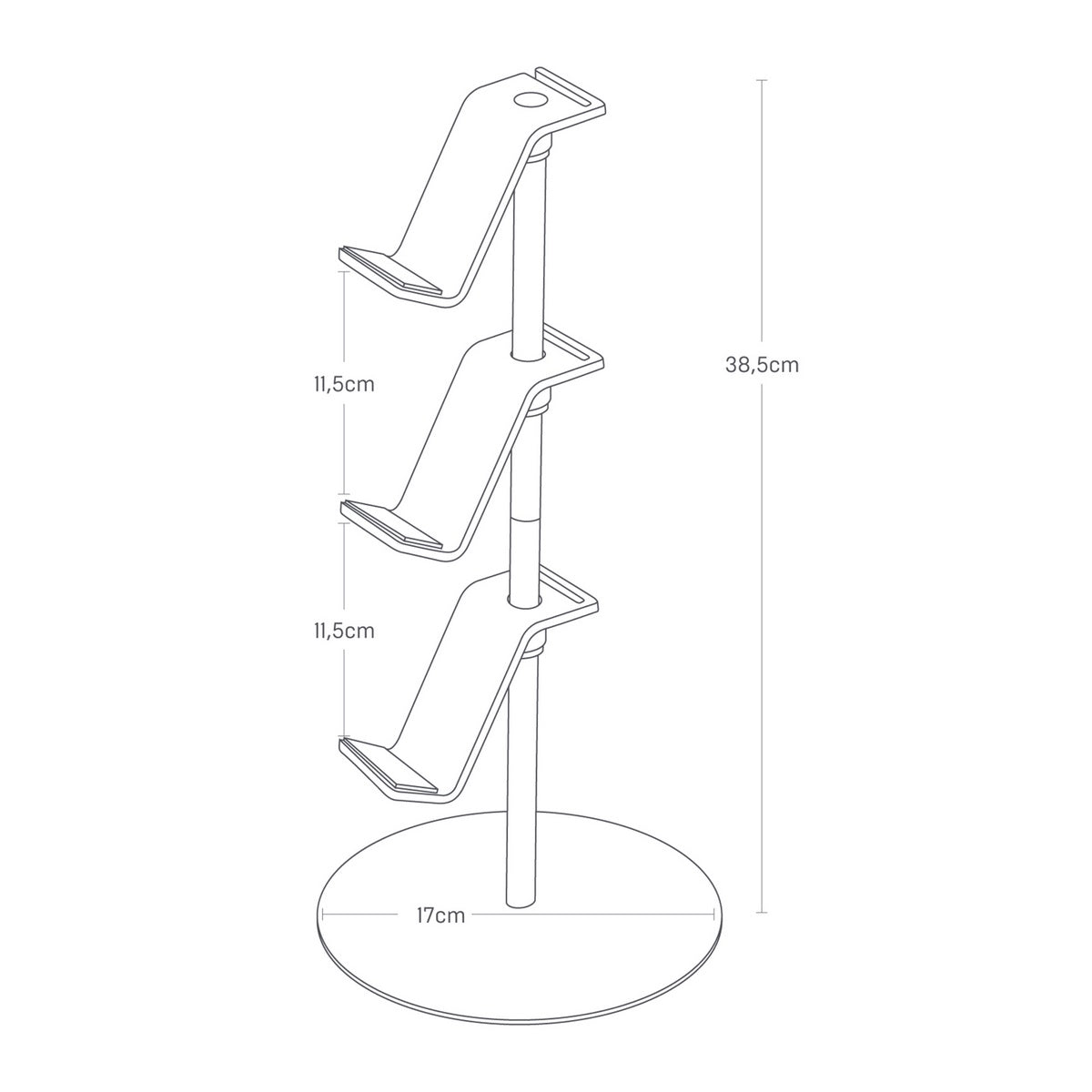 Soporte Para Mando De Juego Inteligente - Negro