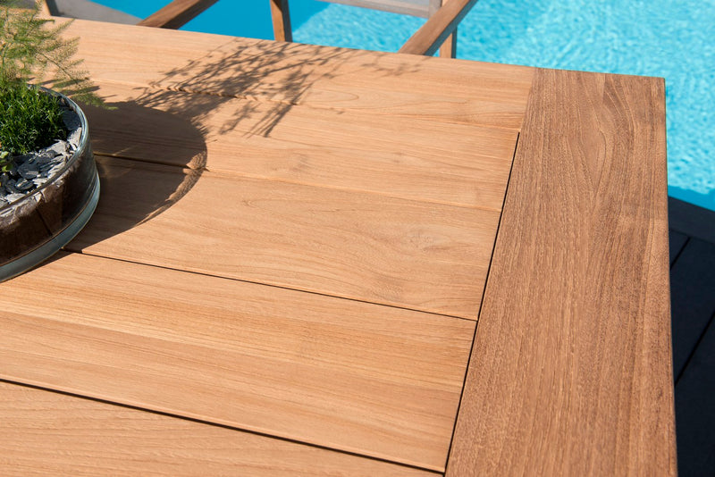 Kim - Table De Jardin - Teck - Marron