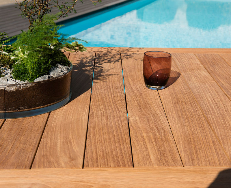 Kim - Table De Jardin - Teck - Marron