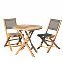 Fun - Salon De Jardin - Teck - Marron