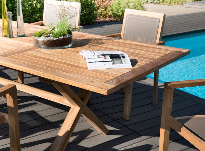 Fun - Salon De Jardin - Taupe/Marron