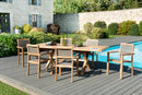 Fun - Salon De Jardin - Taupe/Marron