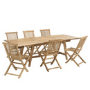 Fun - Salon De Jardin - Teck - Marron