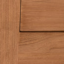 Fun - Salon De Jardin - Teck/Textilène - Beige/Marron