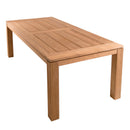 Fun - Salon De Jardin - Teck/Textilène - Beige/Marron