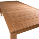 Fun - Salon De Jardin - Teck/Textilène - Beige/Marron