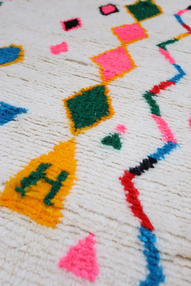 Tapis Berbère Coloré - 255 x 145 cm