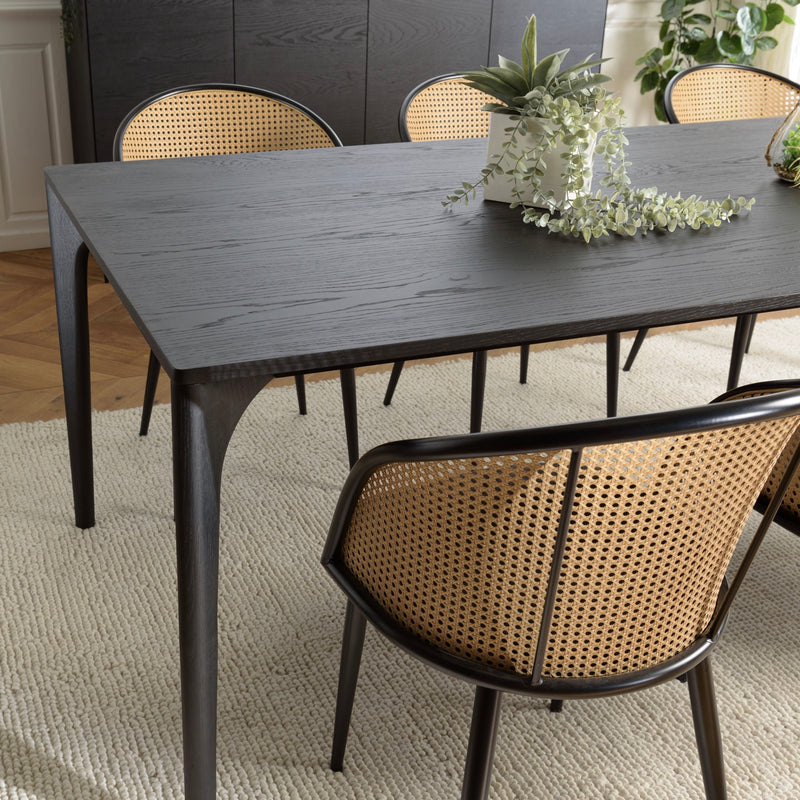 Maxence - Mesa de comedor - Negro