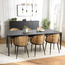 Maxence - Mesa de comedor - Negro