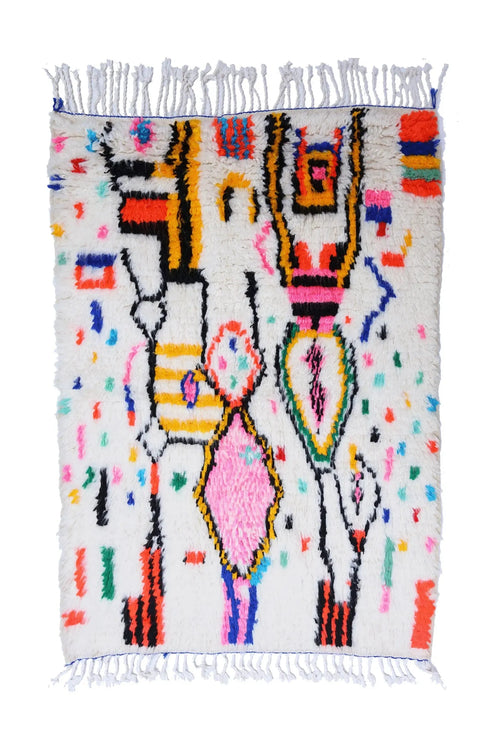 Tapis Berbère Coloré - 147 x 100 cm
