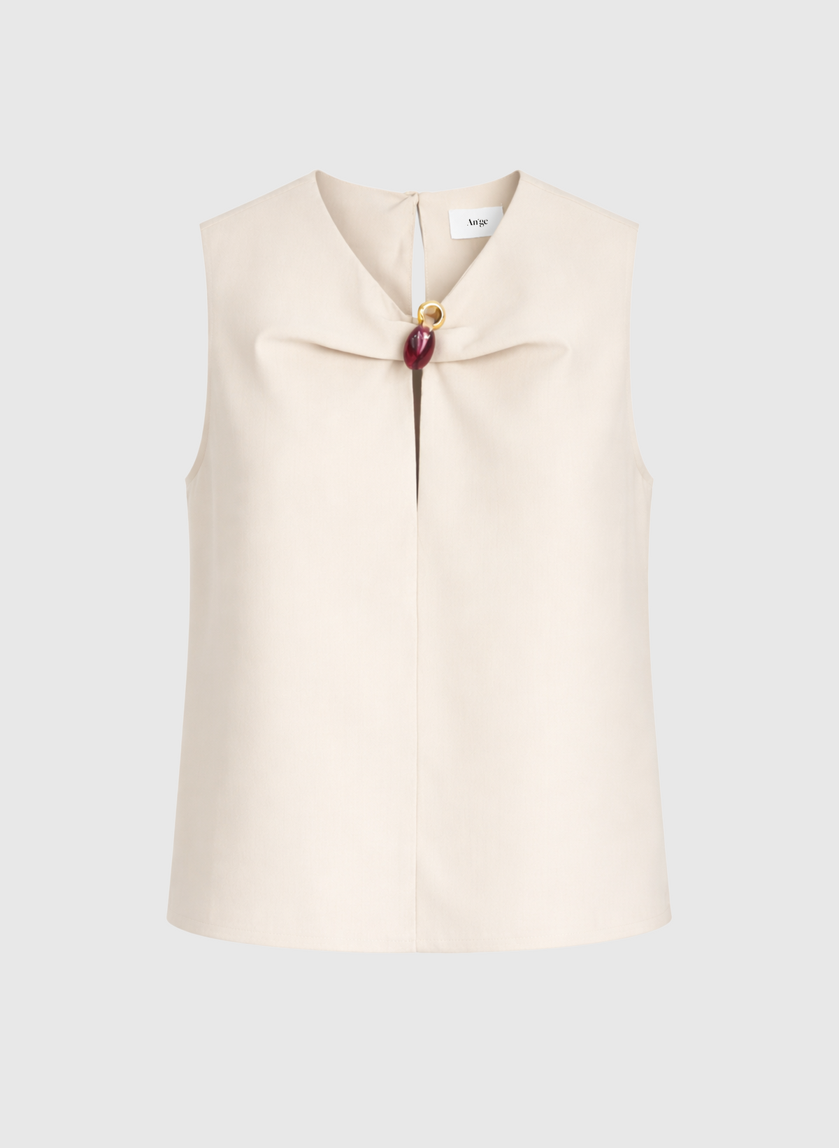 Top Kezra Blanc Casse