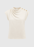 Top Kiline Blanc Casse