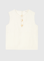 Debardeur Koba Blanc Casse