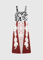 Robe Midi Oleya Kelina Bordeaux