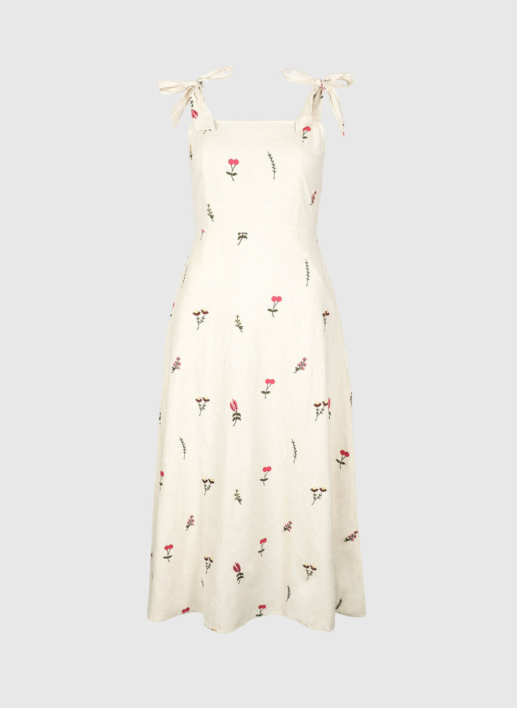 Robe Longue Omaggy Écru