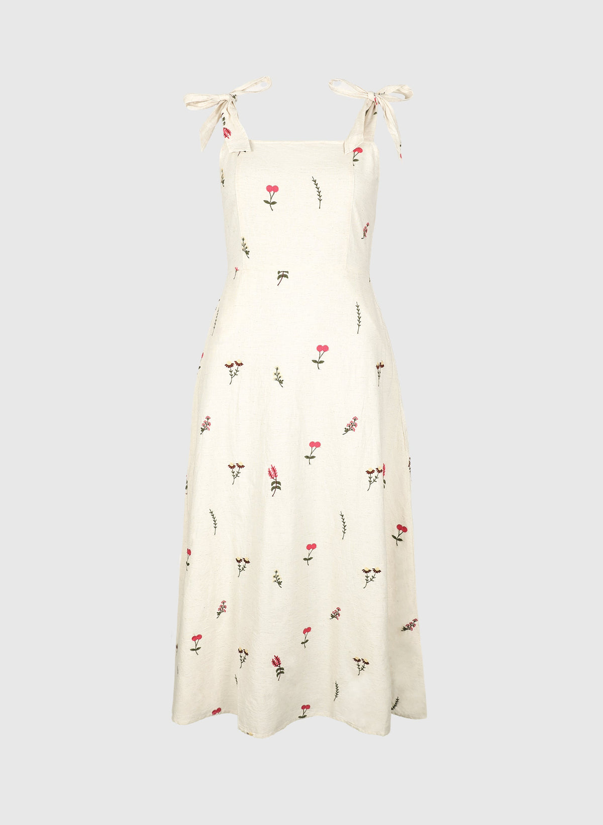 Robe Longue Omaggy Écru