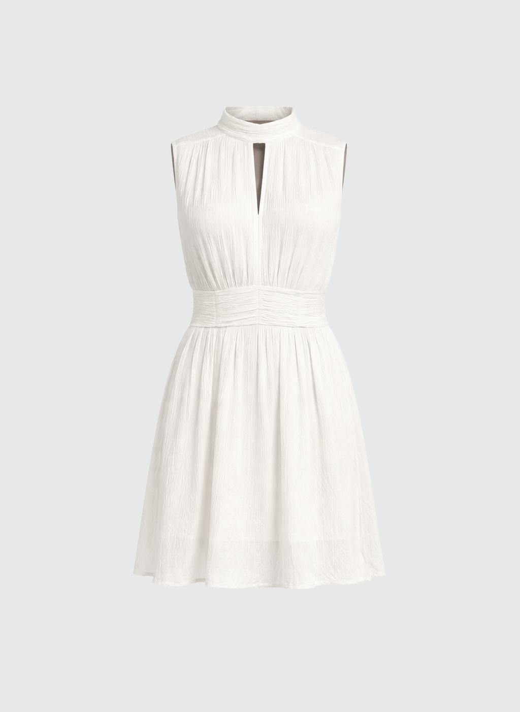 Robe Courte Orleane Ecru