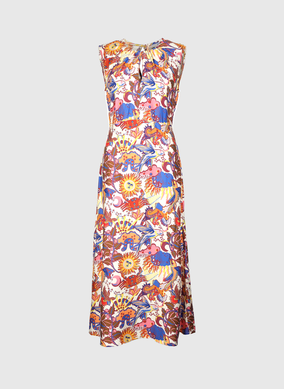 Robe Longue Otina Solemio Ecru