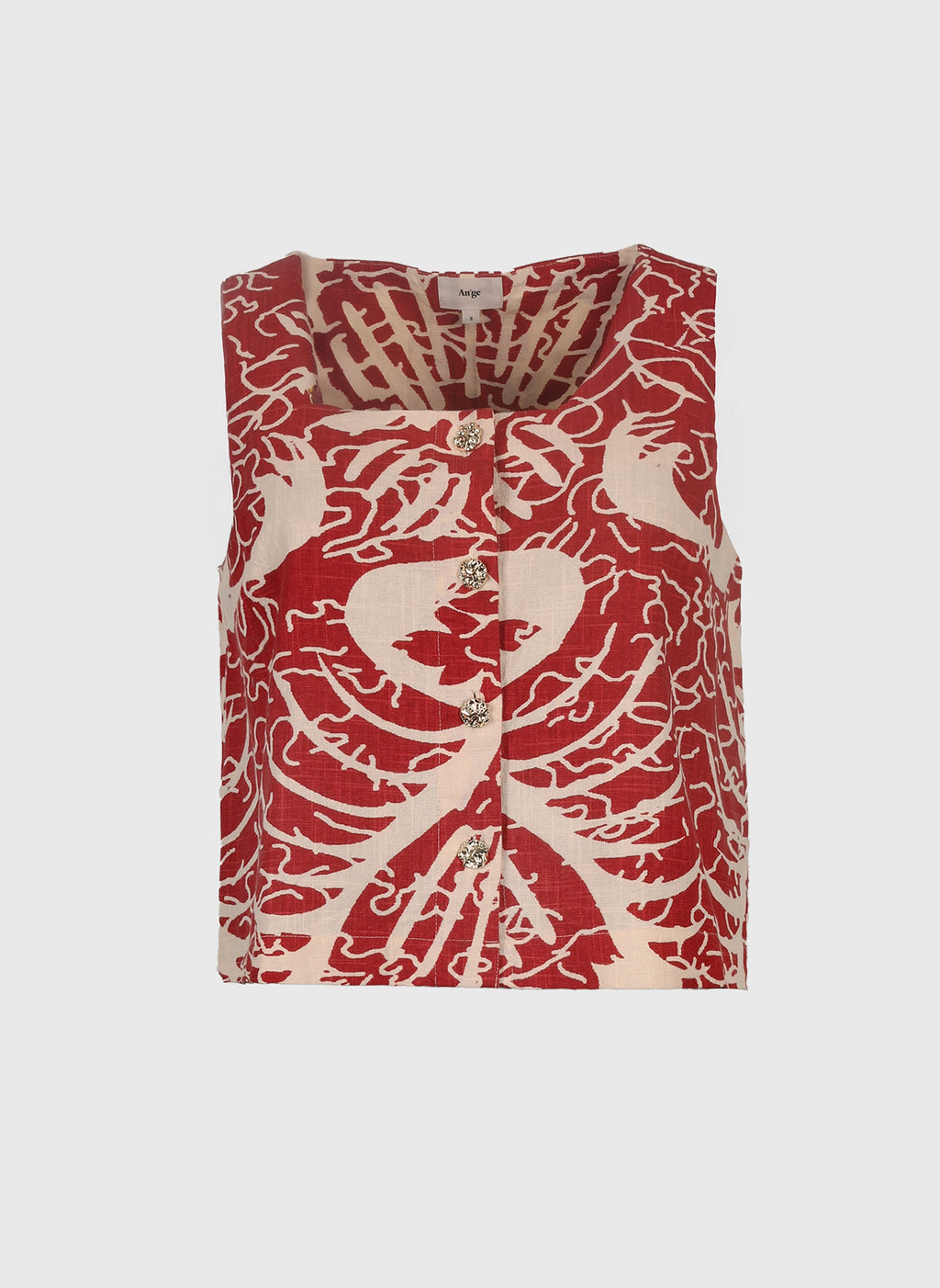 Debardeur Symala Adeline Rouge