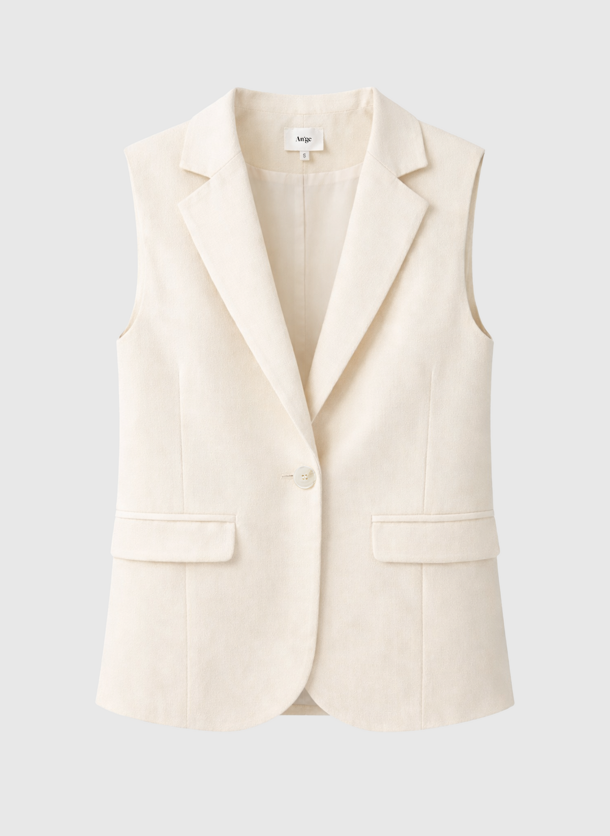 Veste Sans Manches Zakarita Ecru