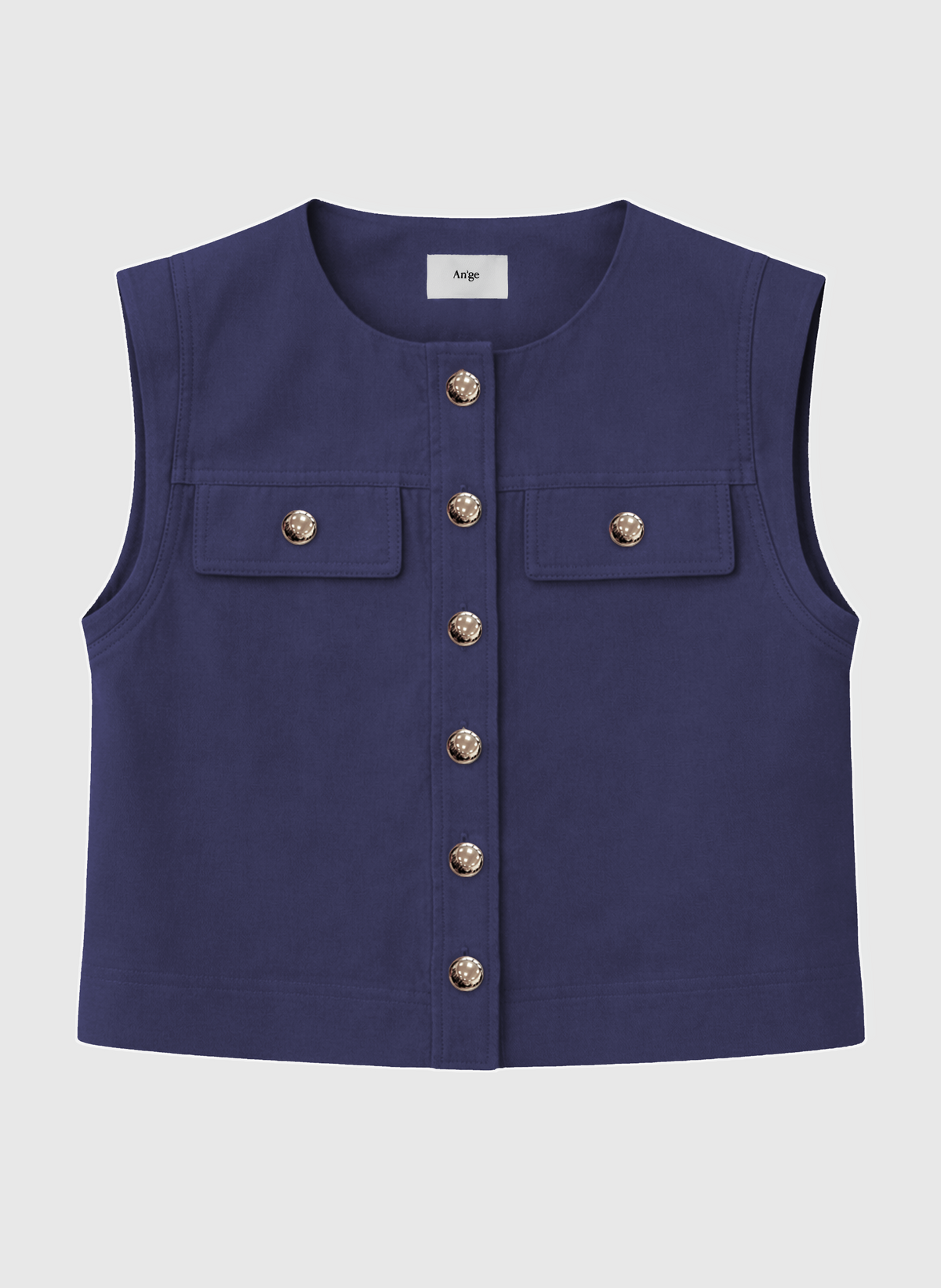 Veste Sans Manches Zelia Marine
