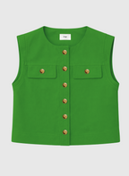 Veste Sans Manches Zelia Pomme