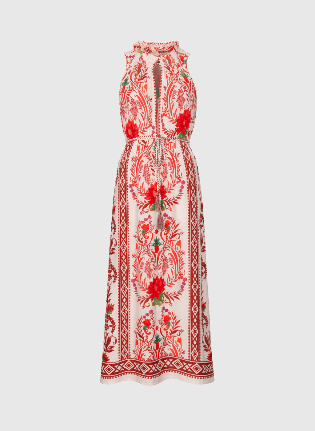 Robe Longue Olucia Tilana Rouge