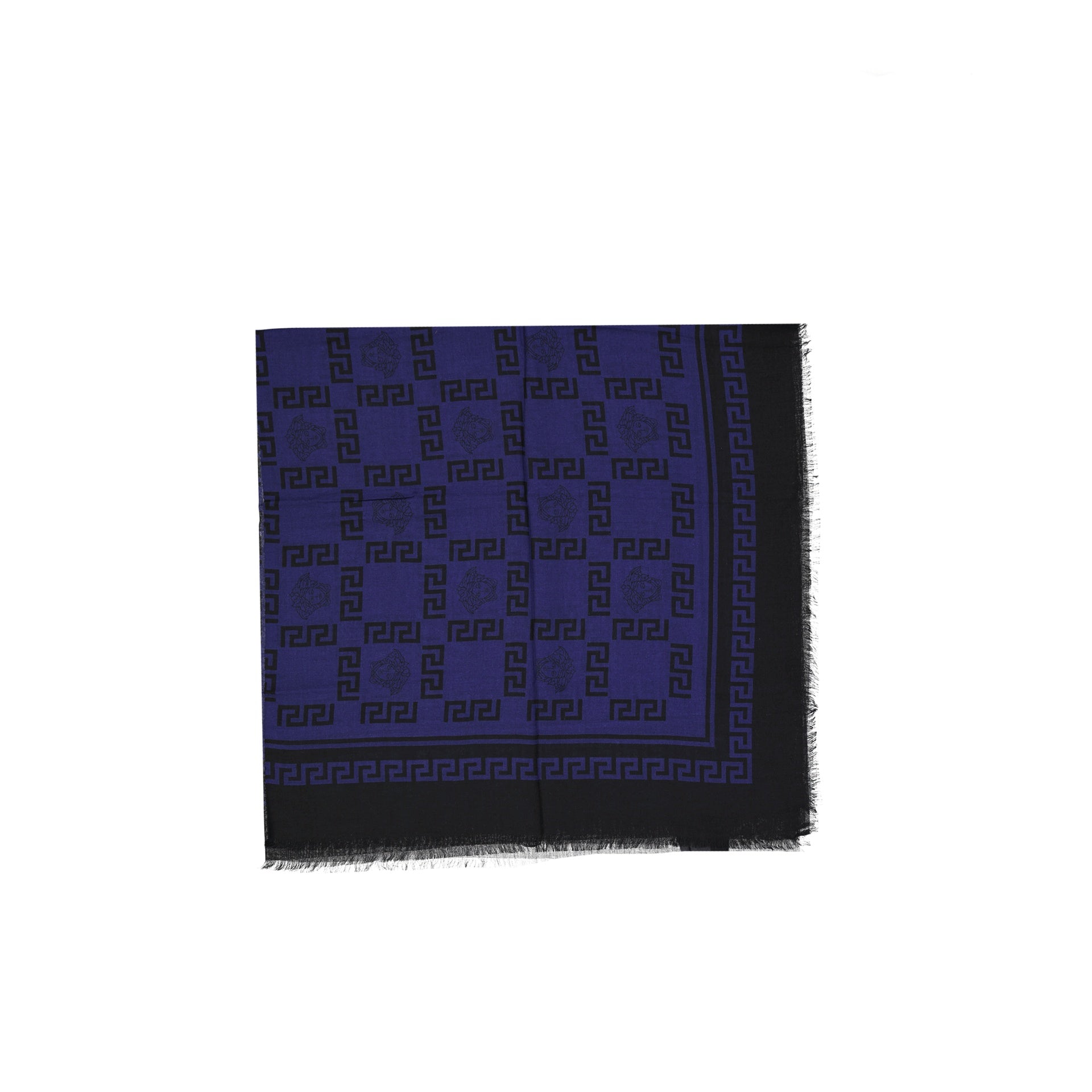 Versace - Bufanda cuadrada - Mujeres - Azul