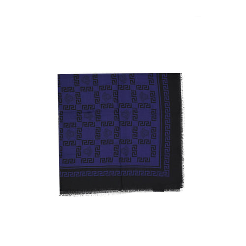 Bufanda Versace cuadrada - Mujeres - Azul