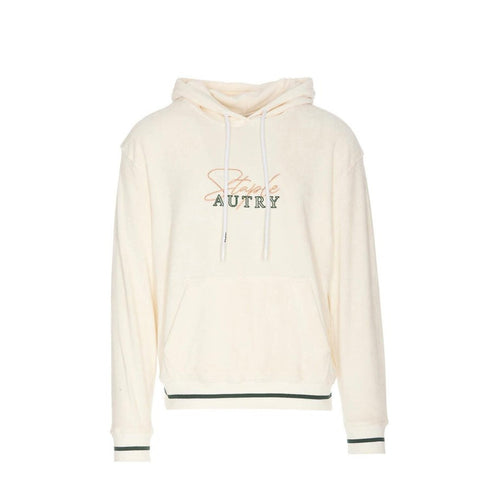 Hoodie Autry Unisex Chenille Staple - Cream - Homme
