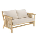 Will - Sofá - Madera clara/Blanco