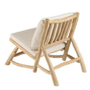 Will - Sillón - Blanco/Madera clara