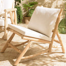 Will - Sillón - Blanco/Madera clara