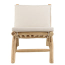 Will - Sillón - Blanco/Madera clara