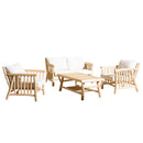Will - Salon D'Intérieur - Blanc/Bois Clair