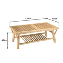 Will - Salon D'Intérieur - Blanc/Bois Clair
